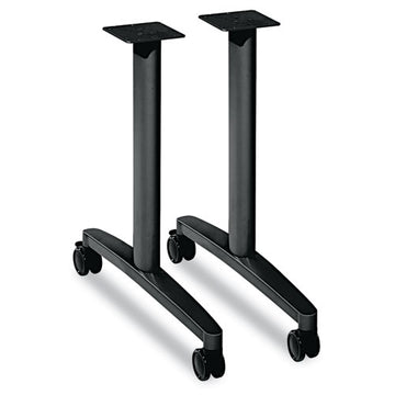 HON® Huddle T-leg Base For 24" And 30" Deep Table Tops, Black freeshipping - TVN Wholesale